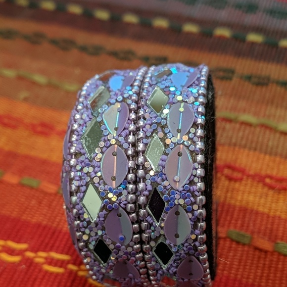 Purple trinket box - Picture 4 of 5